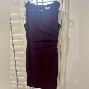 Calvin Klein Purple Pencil Dress